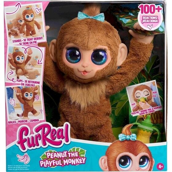 FurReal İnteraktif ve Sesli Yavru Maymun Fıstık 28113