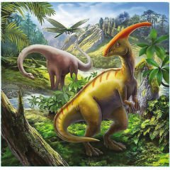 Trefl Puzzle 3in1 20+36+50 Parça The Extraordinary World Of Dinosaur