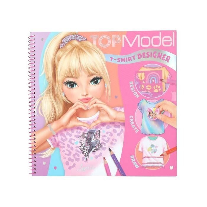 TOP Model T-Shirt Designer Colouring Book 413585
