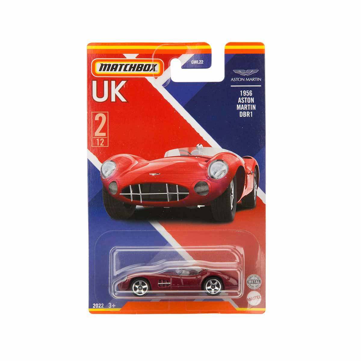 MATCHBOX İngiltere Araçları Serisi HFH57- 1956 Aston Martin Dbr1
