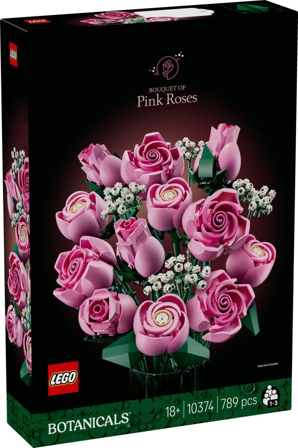 LEGO Botanicals Pembe Gül Buketi 10374