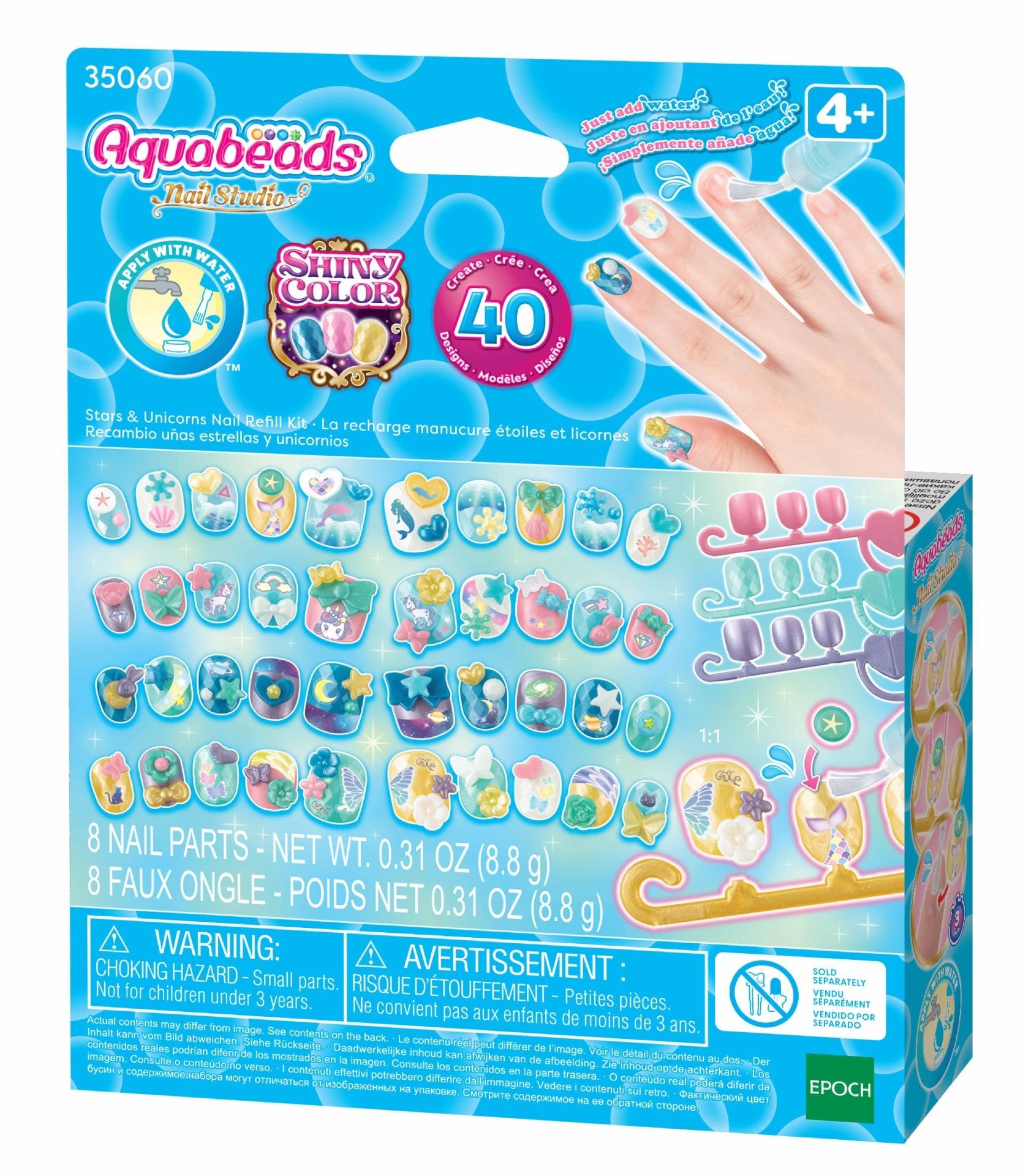 Aquabeads Sihirli Atlar ve Yıldızlar Yedek Tırnak Paketi 35060