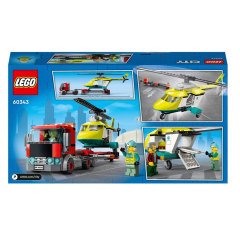 LEGO CİTY KURTARMA HELİKOPTERİ NAKLİYESİ 60343