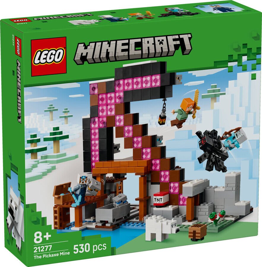 LEGO Minecraft Kazma Madeni 21277