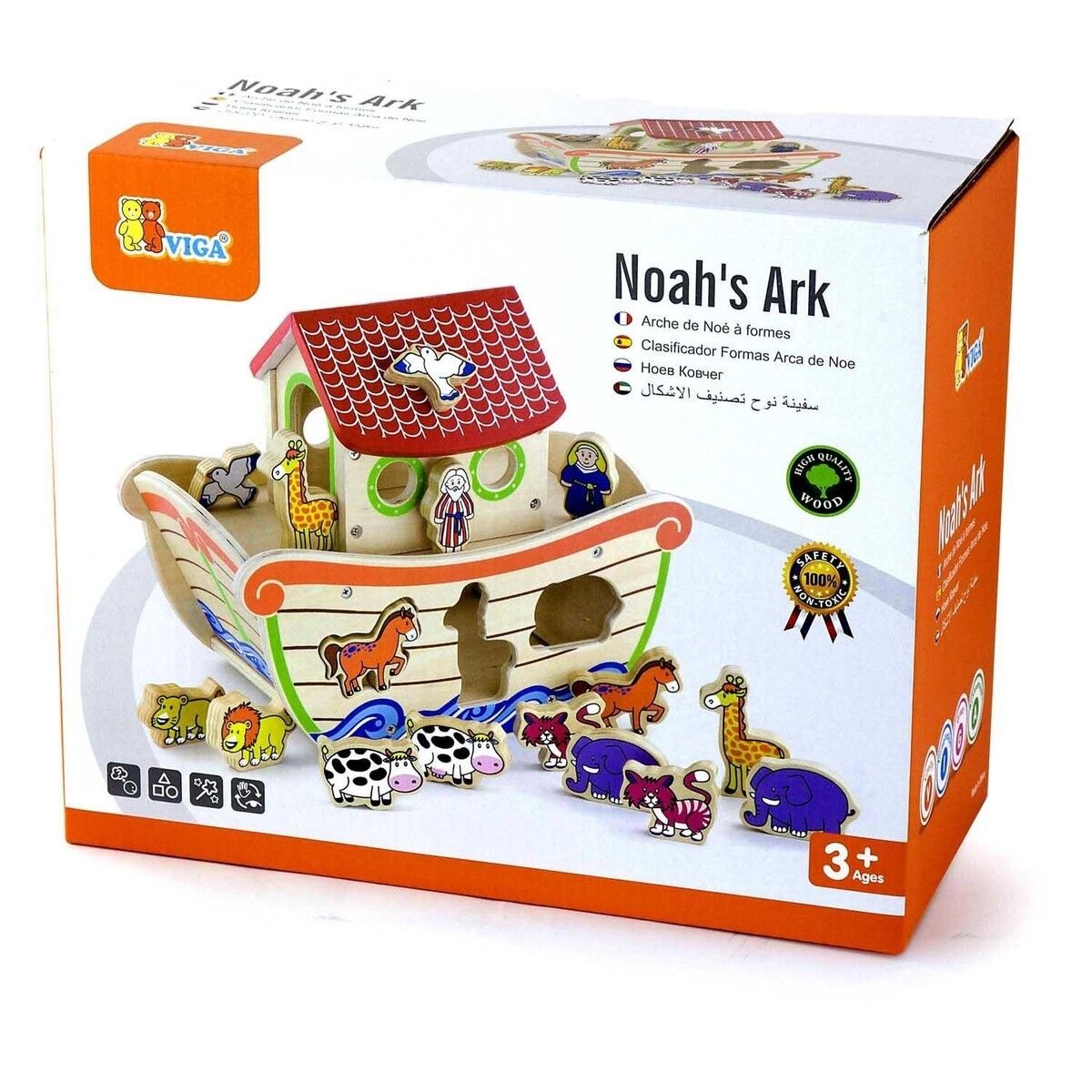 VİGA TOYS AHŞAP NUH'UN GEMİSİ