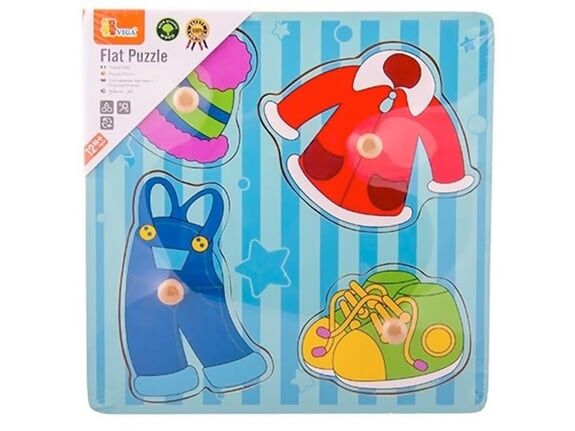 VİGA TOYS AHŞAP PUZZLE GİYSİLER