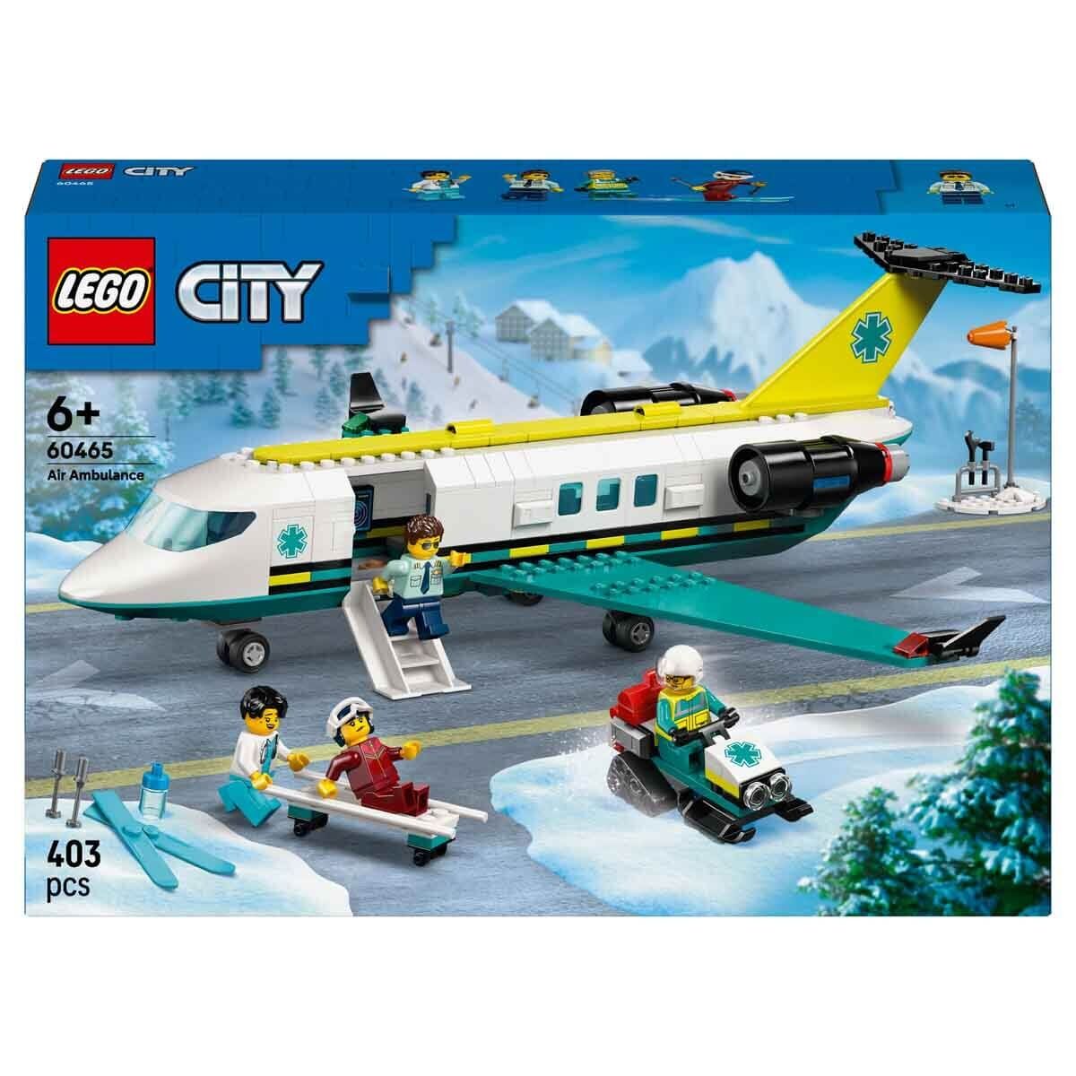 LEGO City Acil Hava Ambulans Uçağı 60465