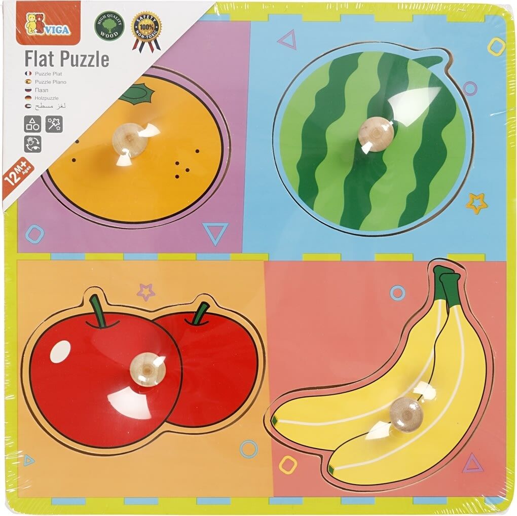 VİGA TOYS AHŞAP PUZZLE MEYVELER
