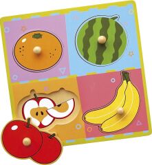 VİGA TOYS AHŞAP PUZZLE MEYVELER