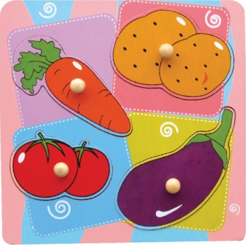 VİGA TOYS AHŞAP PUZZLE SEBZELER