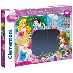 CLEMENTONİ  DİSNEY PRİNCESS PUZZLE MESSAGE 104 PARÇA