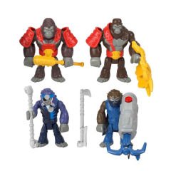Imaginext Goril Komutan Maymun Ordusuna Karşı Aksiyon Figürü Seti HML57
