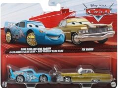 Cars İkili Karakter Araçlar BLING BLING LIGHTNING MCQUEEN&TEX DINOCO DXV99-JDH42