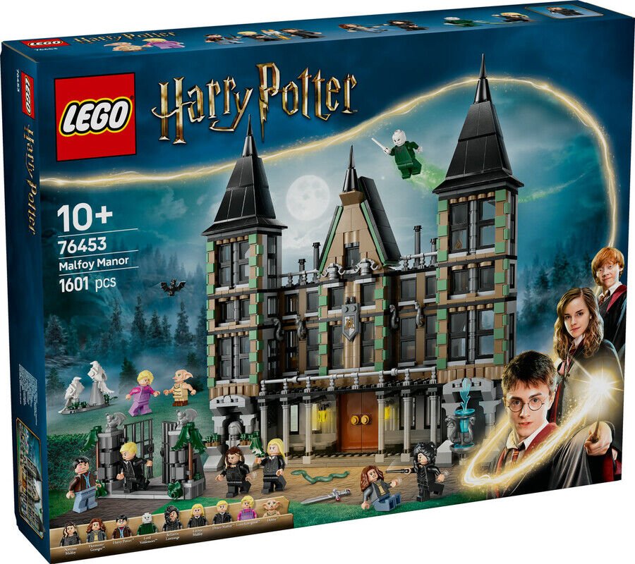 LEGO Harry Potter Malfoy Malikanesi, Büyücü Oyuncağı Yapım Seti 76453
