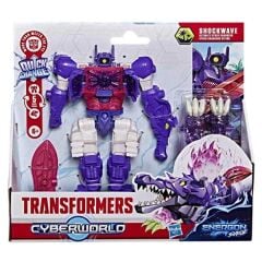 Transformers Cyberworld Ultimate Cybers Changers Figürü Shockwave G2162