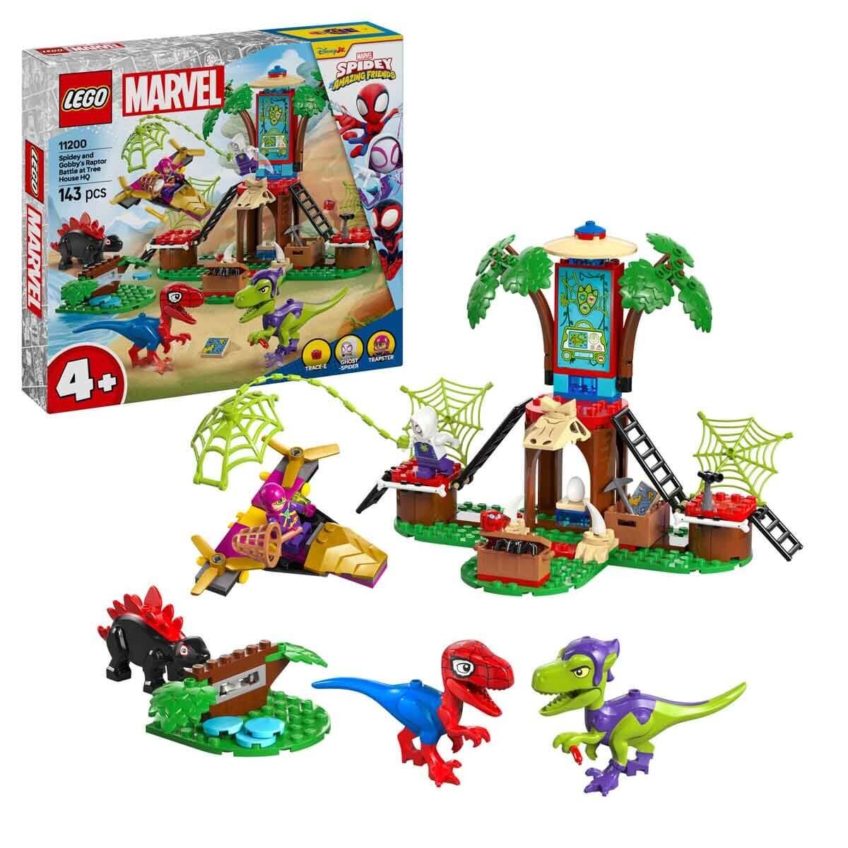 LEGO Spidey Ağaç Ev Karargahında Spidey ve Gobby'nin Raptor Savaşı 11200