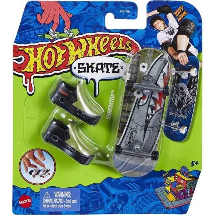 Hot Wheels Skate Parmak Kaykay ve Ayakkabı Paketleri HNG23