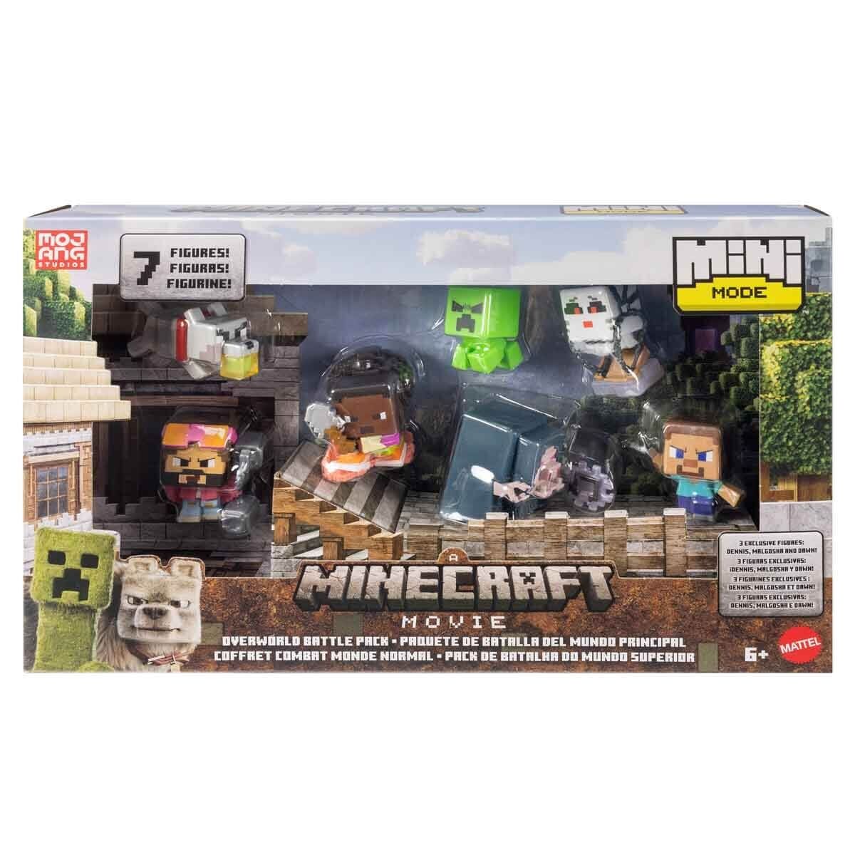 Minecraft Filmi Overworld Battle 7’li Aksiyon Figür Seti JFM37