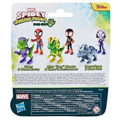 SPIDERMAN HERO DINO WEBS GHOST SPIDER&RHINO DINO G0122