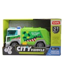 C TOYS SESLİ VE IŞIKLI ÇÖP KAMYONU 1:20