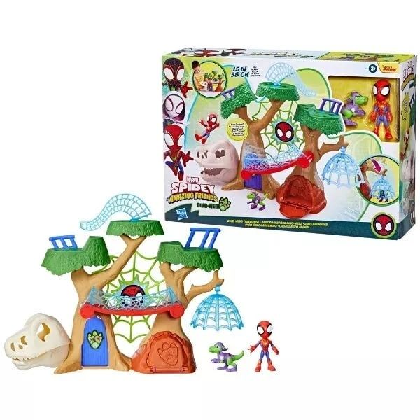 SPIDEY AND HIS AMAZING FRIENDS DINO WEBS AĞAÇ EVİ SET F4977