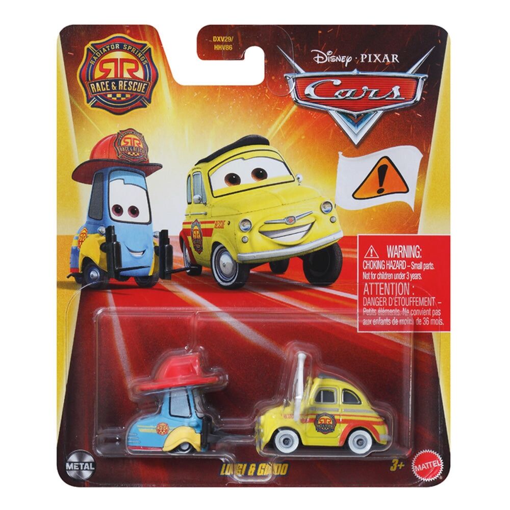 Car Tekli Karakter Araçlar Cars Luigi ve Guido 2025 Race & Rescue JDG53