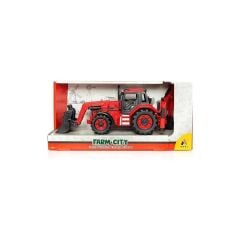 Adel Farm City Kazıcı Yükleyici Kırmızı