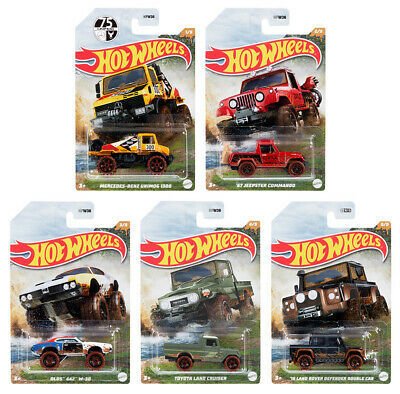 Hot Wheels Mud Runner Arabalar HFW36 5'Lİ Set