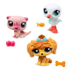 Littlest Pet Shop Minişler 3'lü Figür Seti S2 - Su Samuru Martı Köpek