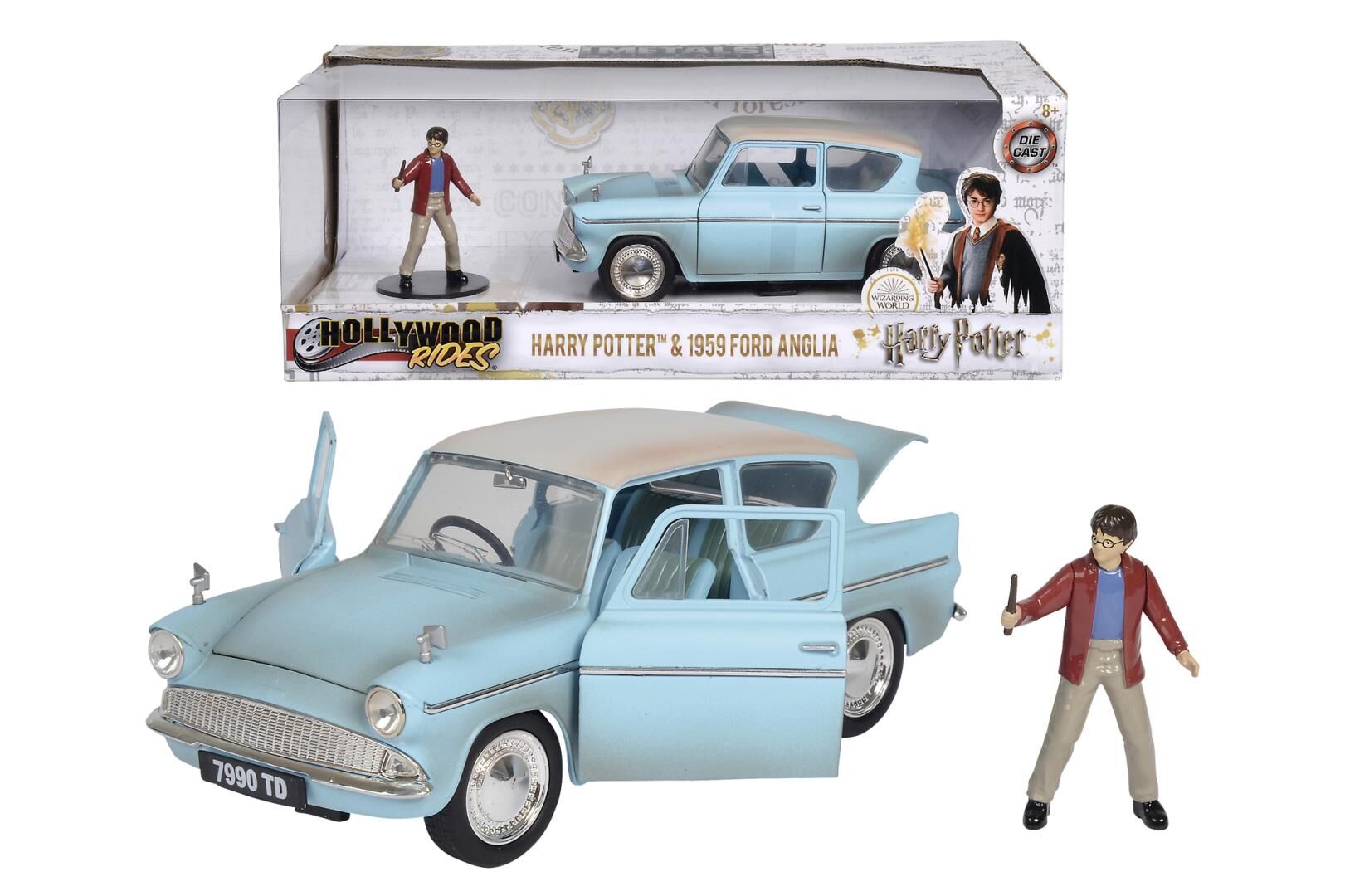 Jada 1:24 Harry Potter 1959 Ford Anglia Model Araba 253185002/31127