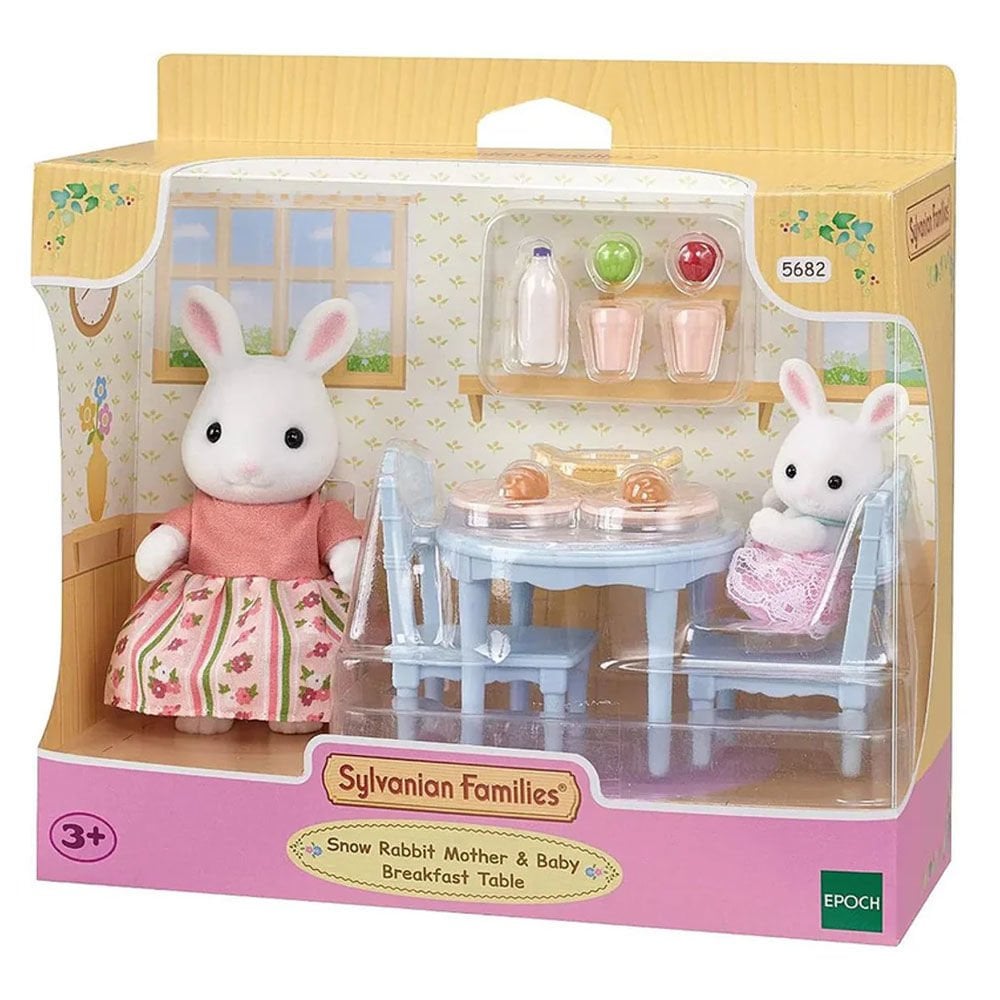 Sylvanian Families Kar Tavşanı Anne ve Bebek Kahvaltı Seti 5682