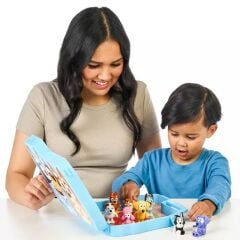 BLUEY BLUEY DELÜKS TAŞIMA ÇANTASI VE 8Lİ FİGÜR SET 17638