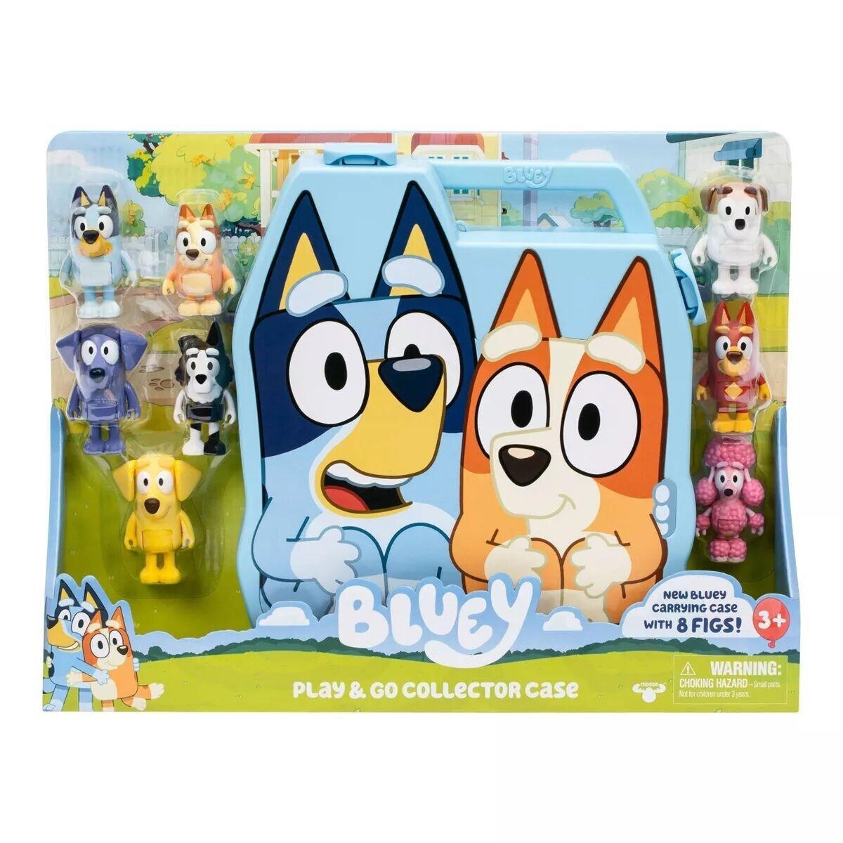 BLUEY BLUEY DELÜKS TAŞIMA ÇANTASI VE 8Lİ FİGÜR SET 17638