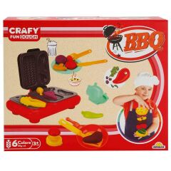 Crafy BBQ Oyun Hamuru Seti 300 g 22 Parça