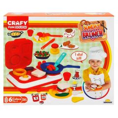 Crafy Sunday Brunch Oyun Hamuru Seti 300 g 23 Parça