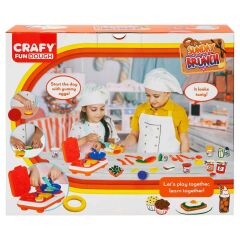 Crafy Sunday Brunch Oyun Hamuru Seti 300 g 23 Parça