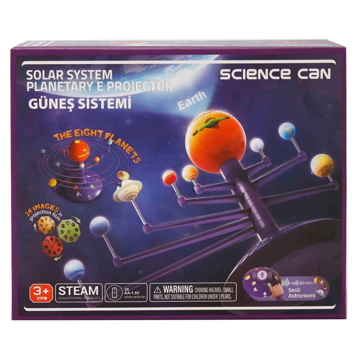 Sunman Sesli ve Işıklı Güneş Sistemi Gezegen Projektör