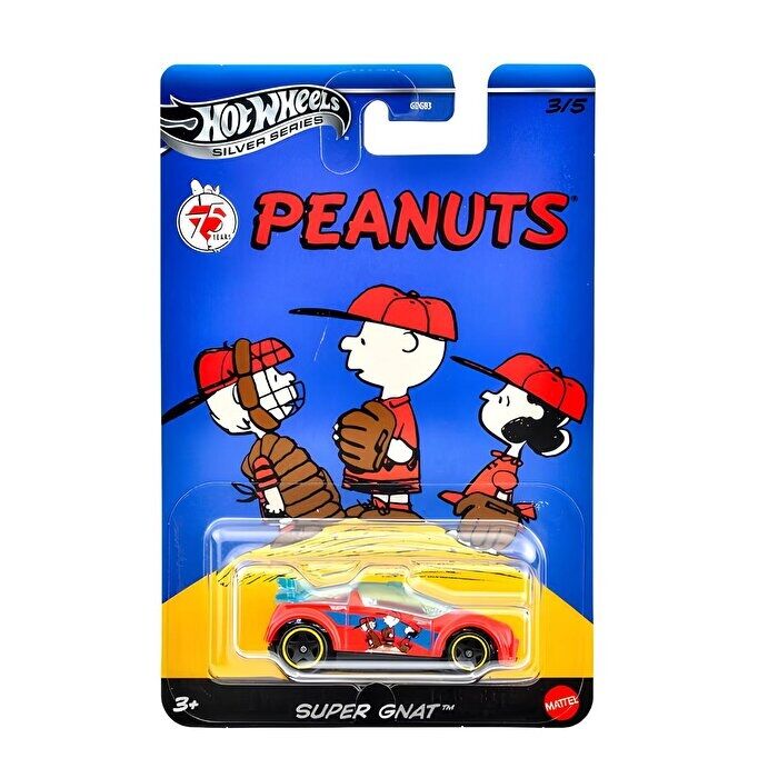 Hot Wheels Peanuts Sılver Serisi Super Gnat JCB84