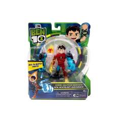 BEN 10 Aksiyon Figürler S1W8-76100X8 - Ben - Heatblast - Shockrock