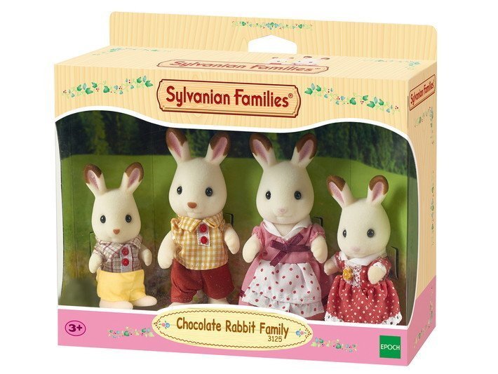 SYLVANİAN FAMİLİES ÇİKOLATA KULAKLI TAVŞAN AİLESİ 4150