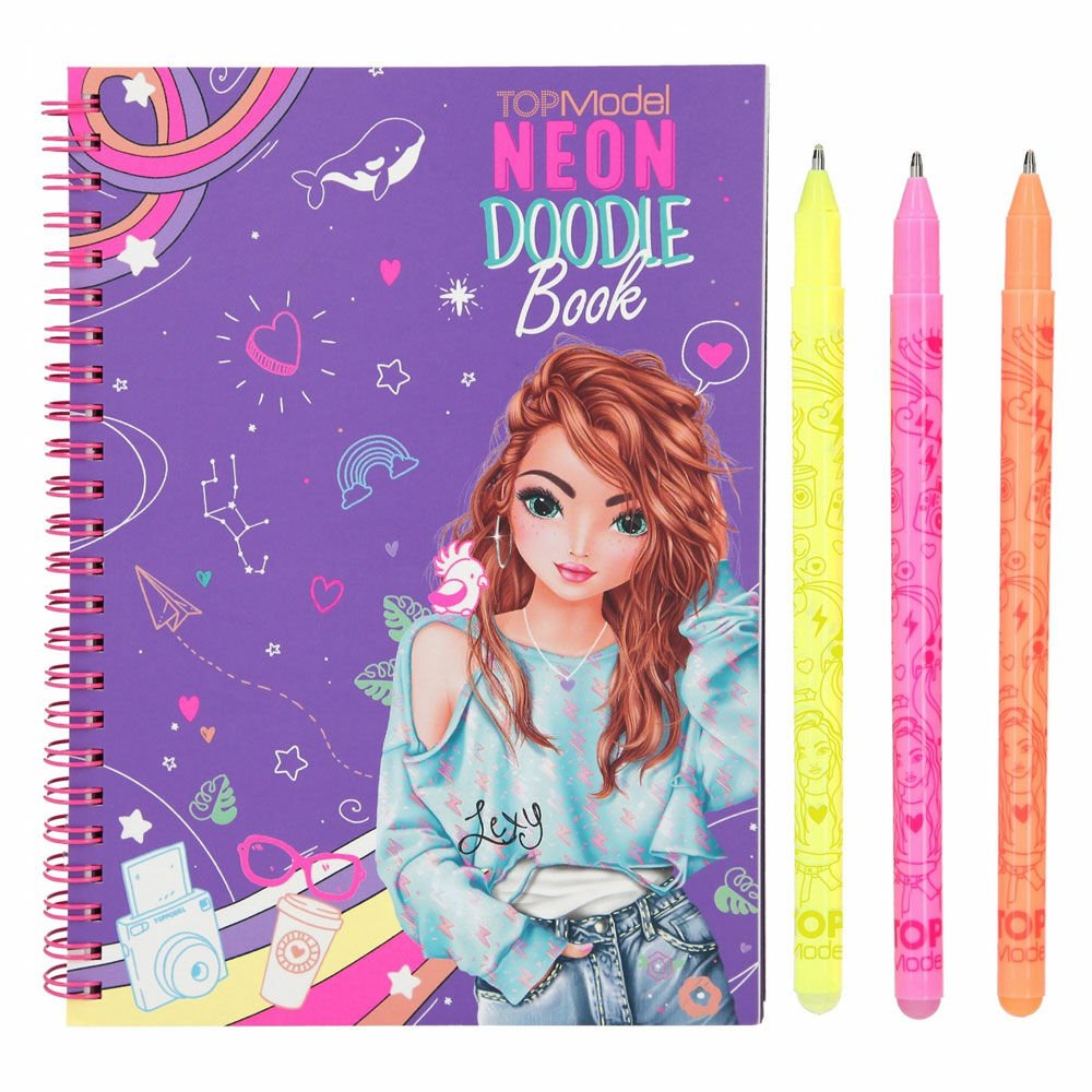 TOP MODEL NEON DOODLE BOOK WİTH NEON KALEMİ 11932