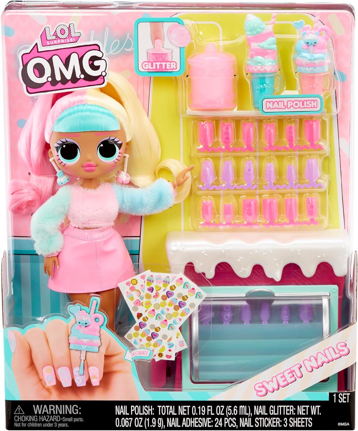 LOL  Surprise Sweet Nails OMG Candylicious Sprinkles Tatlı Dükkanı