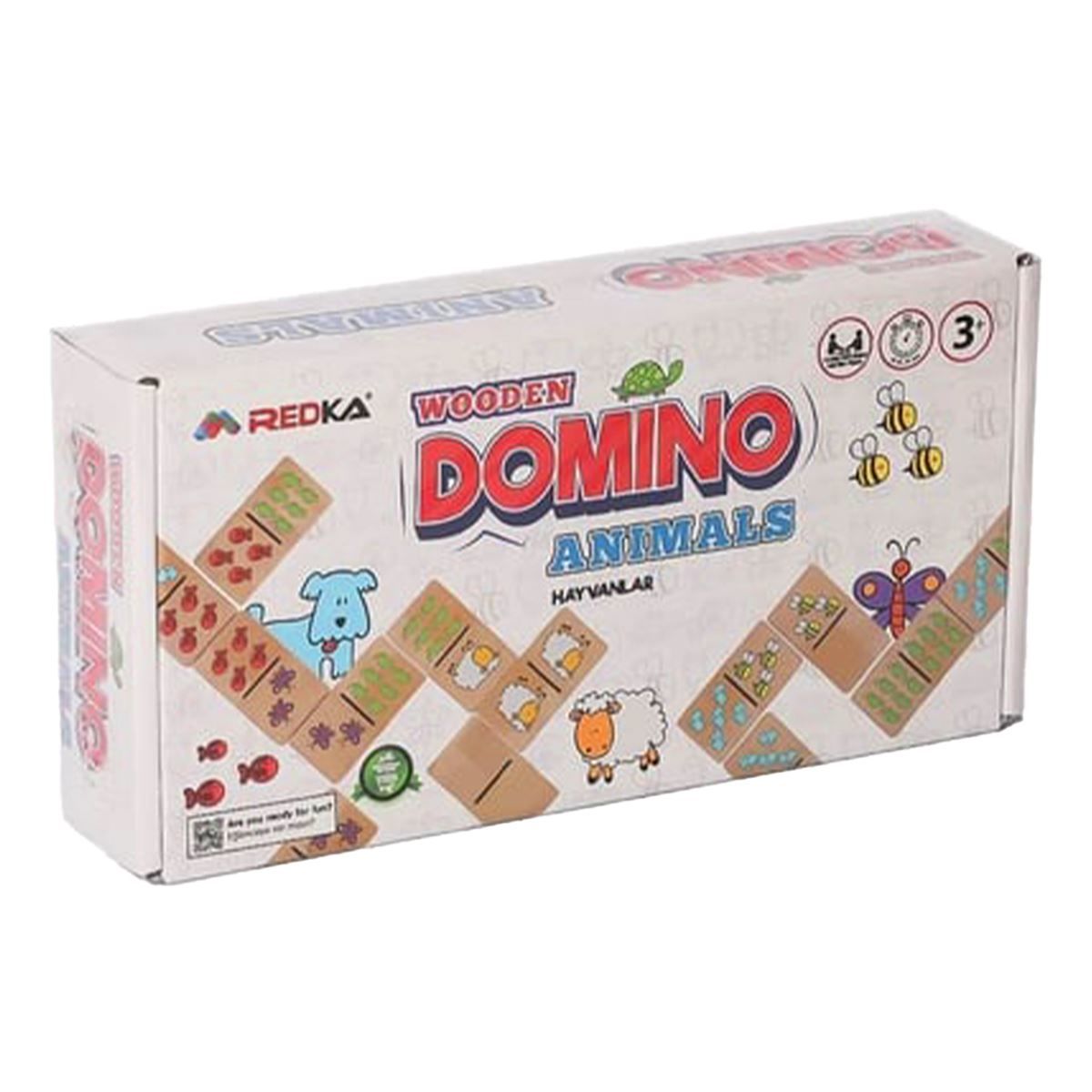REDKA AHŞAP DOMİNO HAYVANLAR
