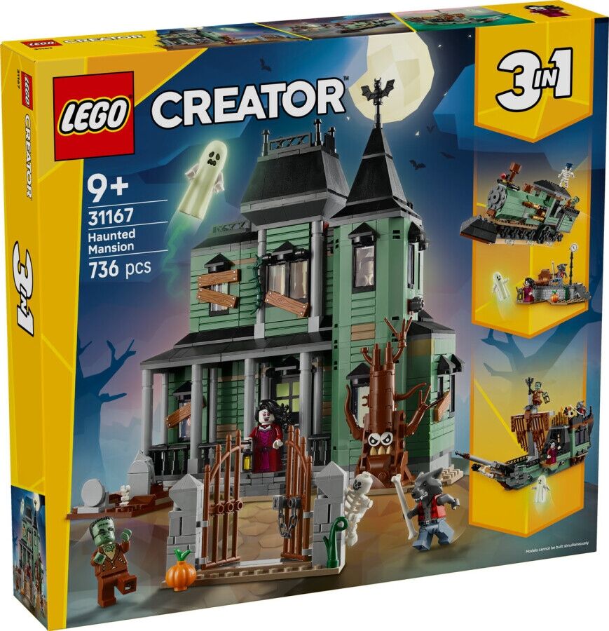 LEGO Creator 3 in 1 Hayaletli Köşk 31167