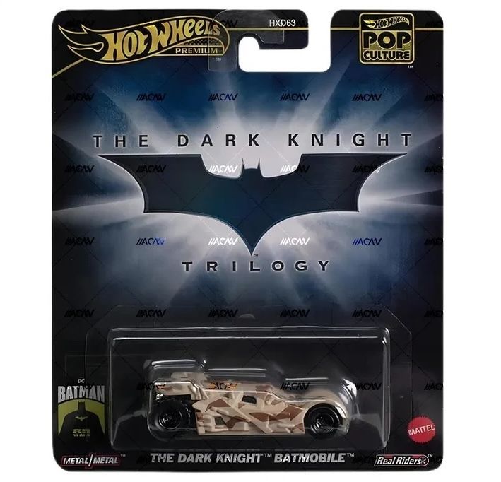 Hot Wheels Pop Culture Batman The Dark Night Trilogy Batmobile HXD97