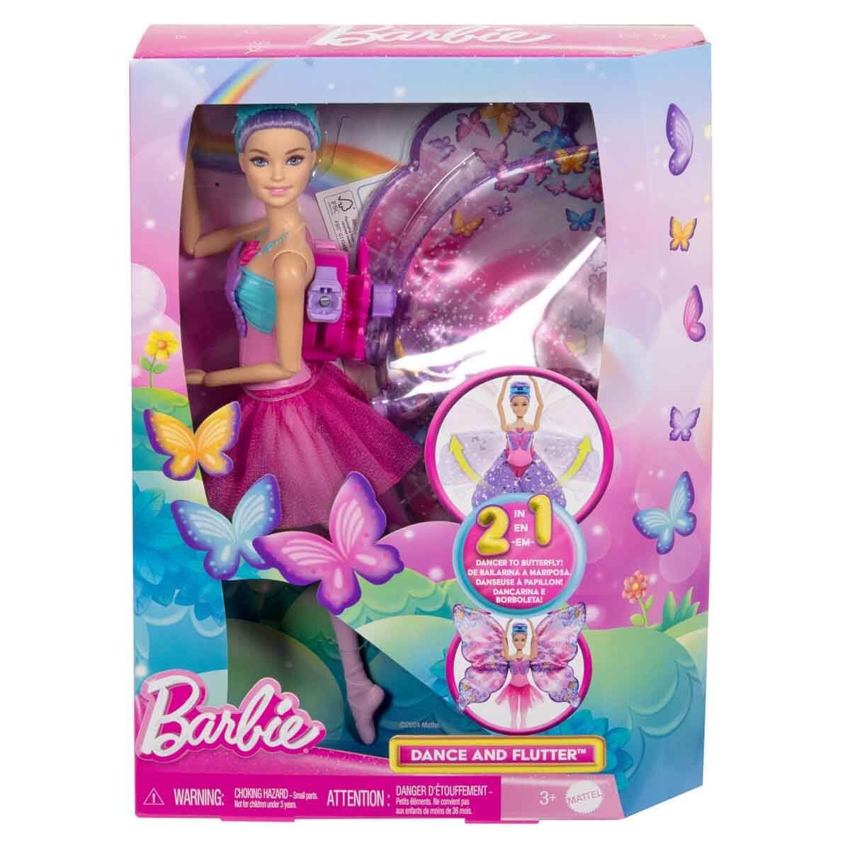 Barbie Kelebek Dansçı Bebek 2in1  HXJ10