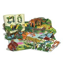 4M 3D Puzzles Rainforest 3D Yapboz Yağmur Ormanı