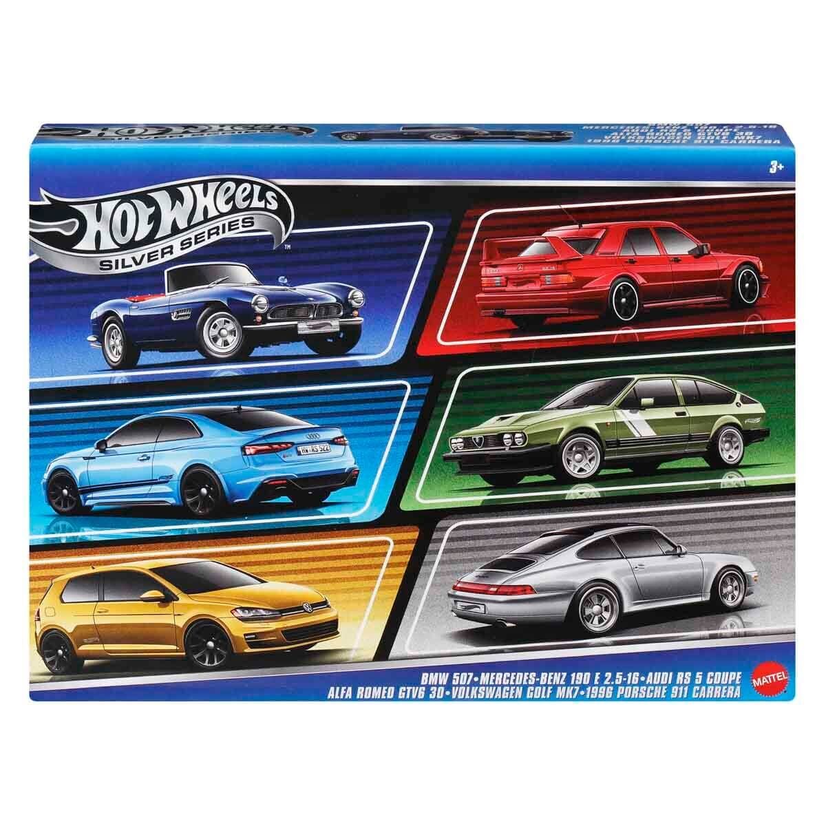 Hot Wheels Silver Series Euro Style Mutipack Altılı Araba Serisi JBY79