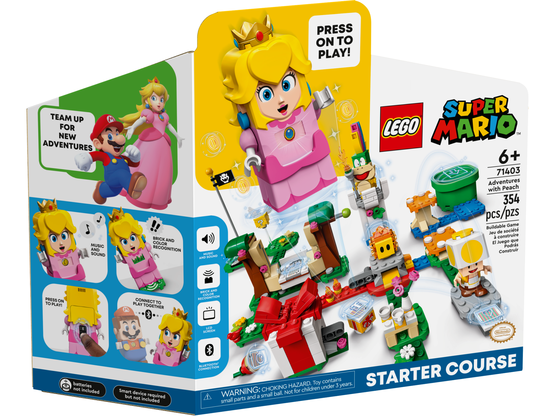 LEGO  Super Mario LEGO Super Mario Peach ile Maceraya Başlangıç Seti 71403