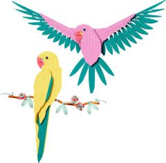 LEGO Art Fauna Koleksiyonu  Macaw Papağanları 31211